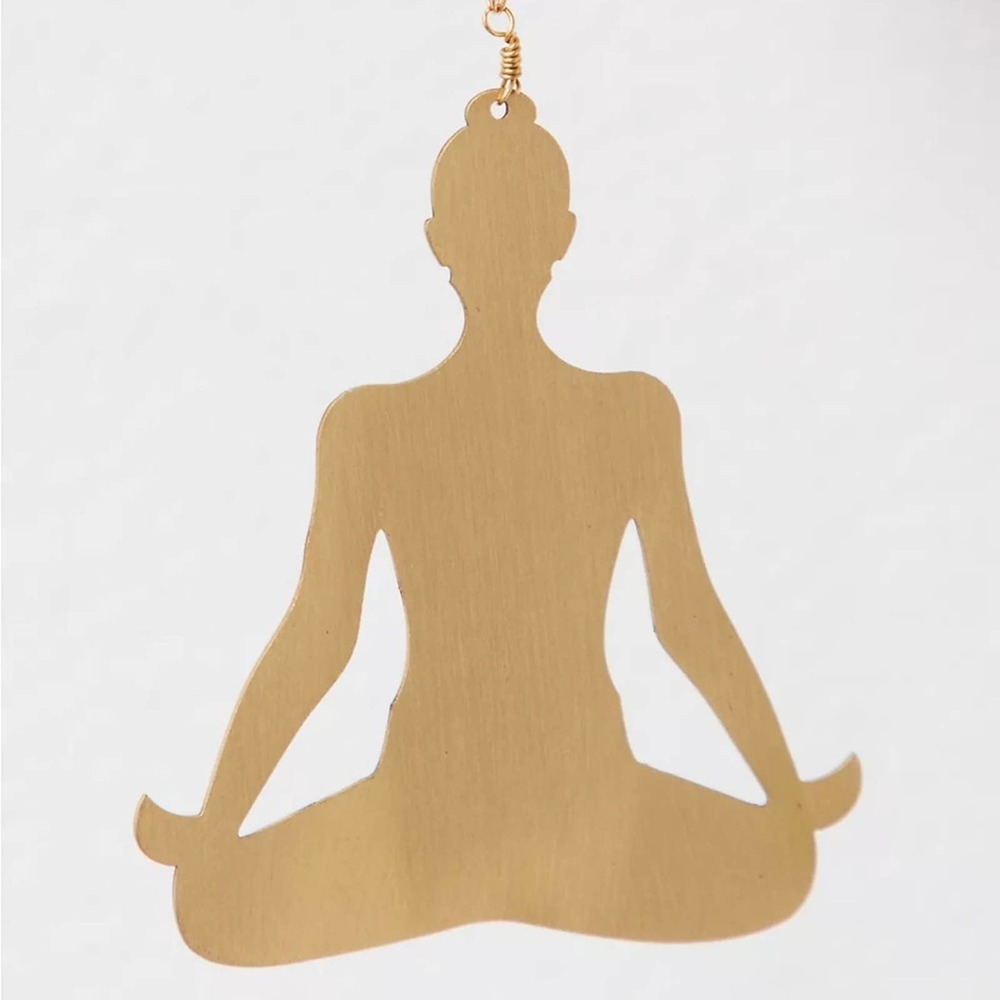 NEW Free People x Ariana OST Yoga Pose Ornament Seated Lotus